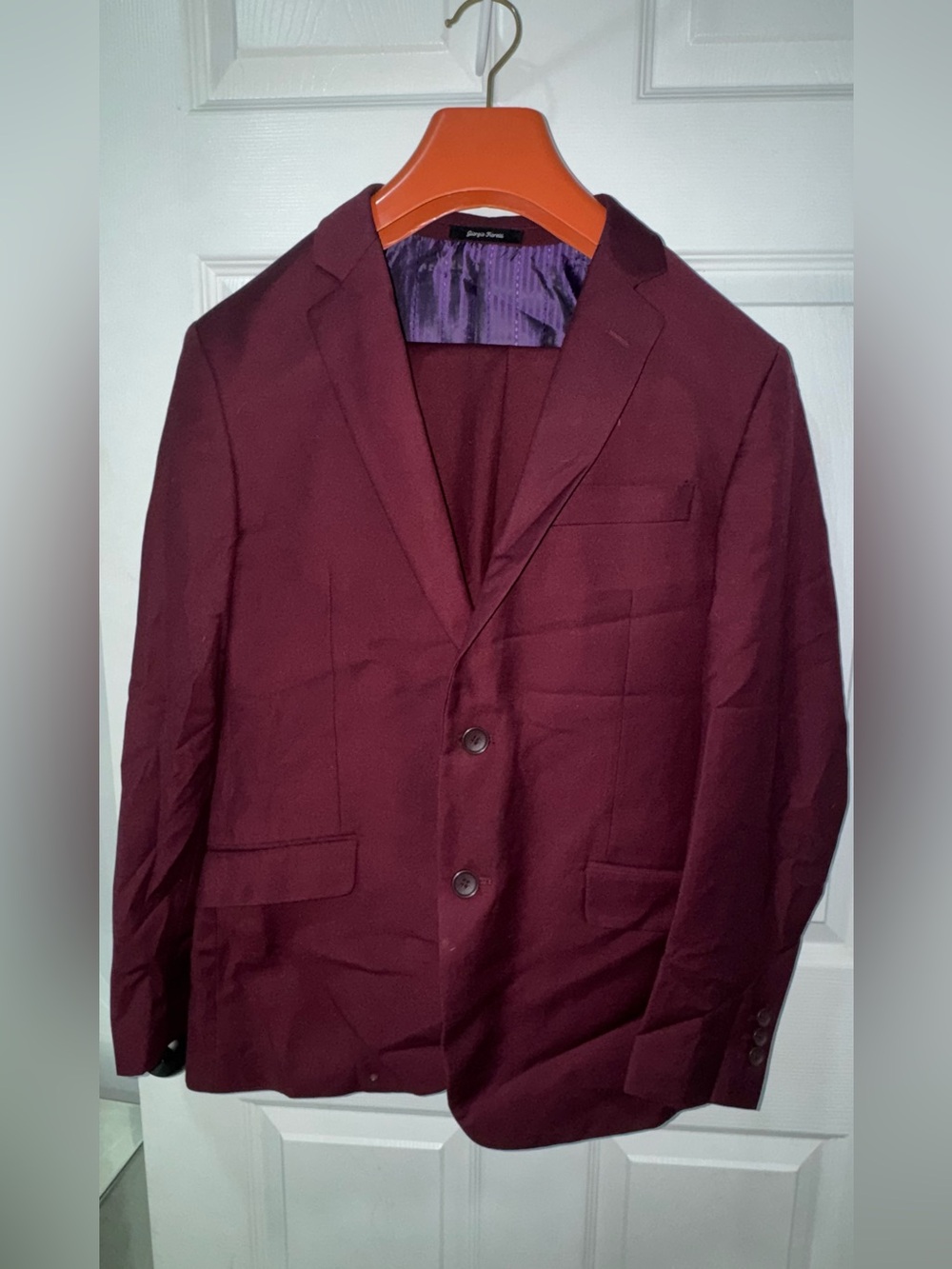 Giorgio Fiorelli Men's Burgundy Sport Coat